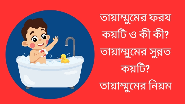তায়াম্মুমের ফরয কয়টি